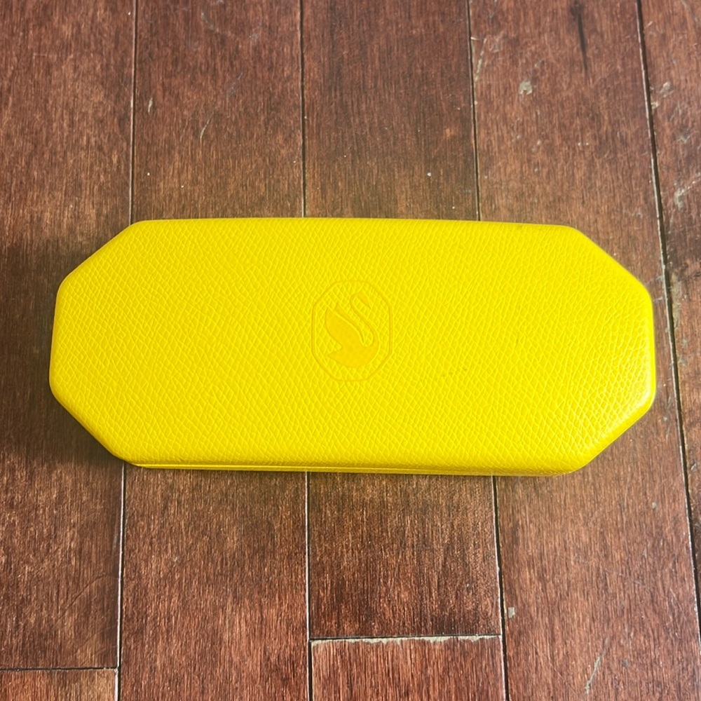 Swarovski yellow glasses case
